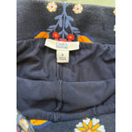 Croft & Barrow Women's Navy Floral Mini Skirt M Photo 2