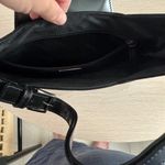 A. Testoni Suede And Patent Leather Black Shoulder Bag Photo 1