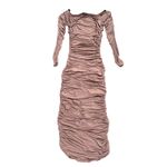 Caroline Constas Strapless Tara Dress in Brown, Size S Brown Photo 6