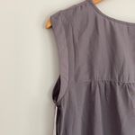 Liz Lange Gray Maternity Tank with Embroidery Sz s Photo 5