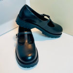 Michael Kors Women's Darrington Mary Jane Leather Shoes Black Sz 8.5 Photo 2