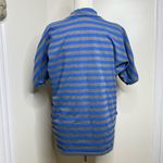 Wet Seal Vintage Y2K  Open Front Striped Blazer Jacket Size Medium Blue Gray Photo 5