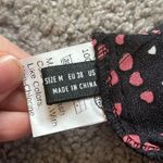 SheIn  | Black & Red Heart Print Tank Crop Top | Size Medium Photo 6