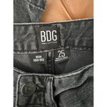 BDG  Black High Rise Mom Jeans Rigid Cotton Goth Classic Women’s Size 25 Photo 5