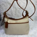 Coach Vintage y2k 2002 9123 Legacy Khaki Leather Canvas Crossbody Shoulder Bag Photo 3
