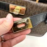 Michael Kors ‎ Tatina Mini Logo & Patent Leather Satchel Photo 7