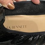 LK Bennett Tilly Black Crinkled Patent Leather Pointed Ballerina Flats, Size 40 Photo 7