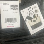 Brighton  Wallet Africa Stories Leather Folio bag Black Cream Woman’s New size OS Photo 1