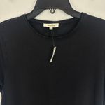 Madewell Essential Slim Tee Shirt Lightweight Cotton Jet Black Basics XL NWT Photo 3