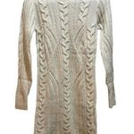 Moon River 💥REDUCED💥 Women's Long Sleeve Cable Sweater Dress, cream  small NWOT Photo 0