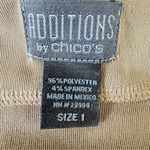 Chico's Chico’s Tan Lightweight Stretch Open Front Basic Long Sleeve Cardigan Size 1/M Photo 12
