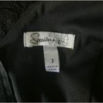 Speechless Black Sparkly Fit & Flare Lace Prom Cocktail Mini Dress Sz 3 Photo 8