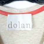 DOLAN Khaki Sheer Low V Photo 2