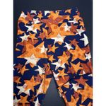 LuLaRoe Leggings Americana Patriotic Stars Blue Orange Fireworks OS One Size Photo 5