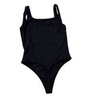 Aritzia Babaton Original Contour Squareneck Thong Bodysuit Black Size S Photo 6