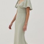 Love Bonito Flutter Sleeve Dress size 4 Green Photo 3