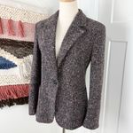 Max Mara  Vintage Tweed Blazer Black Pink Sz 8 US Photo 2