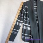 Eddie Bauer  stripes‎ open front Cardigan, women size M Photo 6