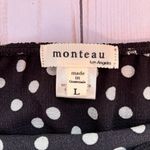 Monteau  Polka Dot Tank Top Black Photo 3