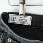 Gap  Denim Shorts Womens 25/0R (28x4) Black 4" High Rise Stride Short Distressed Photo 2