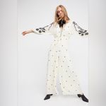 Free People | Ivory Embroidered Jumpsuit Photo 4