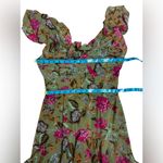 WAYF  cut out tiered ruffle maxi DRESS SMALL Photo 12