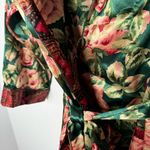 Amelia’s floral wrap robe size large Green Photo 2
