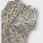 Ditsy Floral Babydoll Dress with Tie Front Size XS Photo 3