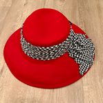 Bollman Hat Co. Vintage  100% Wool Doeskin Felt Red Hat Made in USA Photo 1