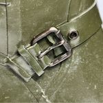 Coach  Women’s Size 9 Fatigue Army Green Lester Shiny Rubber Rain Water Boots Photo 9