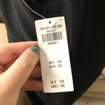 Abercrombie & Fitch Asymmetrical One Shoulder Maxi Dress with Slit in Black Photo 10