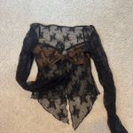 Tiger Mist  Black Lace Top Photo 2