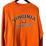 Vintage 90s Virginia Cavaliers Orange Crewneck Sweatshirt L Embroidered Unisex Size L Photo 0