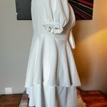 SheIn Womens small  knee length ruffled shirt sleeve dress Photo 1