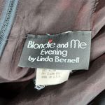 Blonde And Me Evening By Linda Bernell Elegant Black and Gold Beaded Dress Size 10 Photo 10