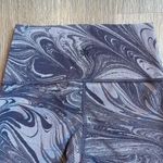 Athleta  Transcend 7/8 Tights Leggings Cropped Sumi Marble Violet Printed Yoga Photo 4