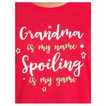Holiday Time NWT - Grandma Is My Name Spoiling Is My Game T-Shirt. Photo 3