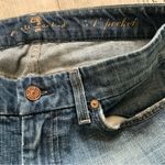 7 For All Mankind A pocket stretch low rise flare jeans women’s blue size 27 Photo 9