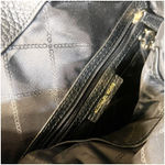 Michael Kors  Viv Black Pebbled Leather Top Handle Drawstring Zipper Backpack Photo 14