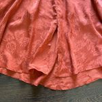 Love, Whit by Whitney Port Jacquard Midi Dress Burnt Orange Small Photo 5