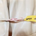 superdown Chantel Leather Romper in Nude Photo 12