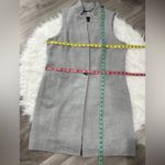 White House | Black Market  Gray Sleeveless Vest with Button Size 14 Photo 2