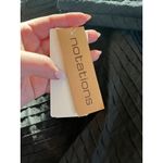 Notations  Womens Size Large Black Bell Shaped Skirt 100% Cotton Photo 7