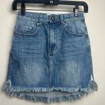 One by One Teaspoon 2020 Mini Skirt Sz. 22 Blue Photo 1