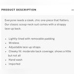 Victoria's Secret Victoria’s Secret Pink Cabana Stripe Scoop Neck Swimsuit (Size L) Photo 7