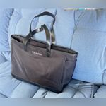 Calvin Klein  Black Large Zipper Tote Bag Photo 8