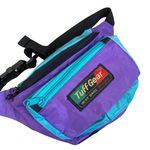 Tuffgear Vintage 90s  color block blue, purple and black Fanny pack 🔥 Photo 0