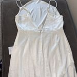 Lulus Passionate Allure Ivory Satin Backless Cowl Neck Maxi Dress White Size XL Photo 8