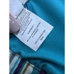 Lucky Brand  bikini top Medium halt blue halter embroidered swimsuit Purple Photo 4