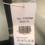 Shandian Leopard Print One Piece Swimsuit XL (12) One Shoulder Mob Wife Vibe Black Photo 7